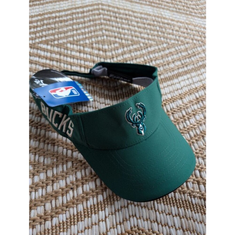 Zephyr NBA Bucks Green Sun Visor